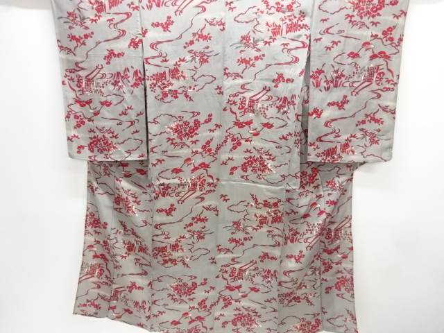 Japanese Kimono / Chirimen Kinsha Silk